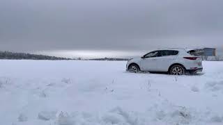 Kia Sportage 2016 on Snow