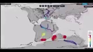 The geological history of Earth from Pangaea to the present in 12 seconds . #shorts 🌍