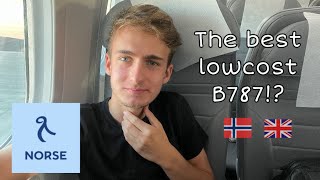 NEW & Cheap! Trying FlyNorse B787 from Oslo (OSL) to London (LGW) | Economy class review