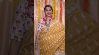 #meeshofinds Super Affordable Saree✨ Cotton Saree Messho  😎 #ytshorts #meesho #saree