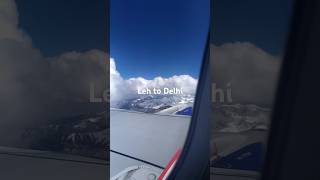 My First Flight ( Himalyan top Range View)#leh #indigo #ladakh #mountains #naturelovers #travel