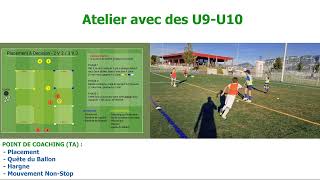 PLACEMENT FOOTBALL | Décision rapide - Entrainement avec des U9-U10 🇫🇷