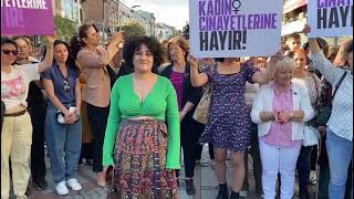 EDİRNE'DE KADIN CİNAYETLERİ PROTESTO EDİLDİ