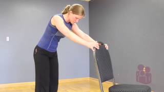 Chair Stretch for Lower Back - Sunday Stretch