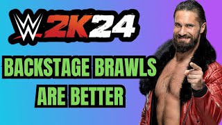 Backstage Brawls Are BETTER in WWE 2K24