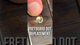 How to Replace Fretboard Markers #fretboard