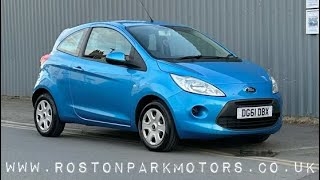 2011 (61) Ford KA 1.2 Edge 3dr [Start Stop] - low insurance & tax - for sale​⁠ @rostonparkmotors