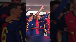 Barcelona vs Real madrid celebration #trending #shortsfeed #halamadrid #shorts #barcelona