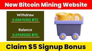 New Free Bitcoin Mining Website || Best Cloud Mining Site 2022 || Free Bitcoin Mining Site