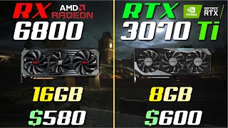 RTX 3070 Ti vs. RX 6800 | 1440p Gaming