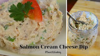 How to make an incredibly tasty 3 ingredient salmon cream cheese dip in under 5 minutes