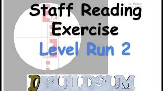 Staff Reading Exercise - Level Run 2