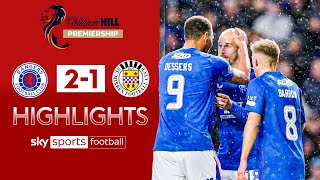 Cerny to the rescue for Rangers! 🔷 | Rangers 2-1 St Mirren | Scottish Premiership Highlights