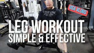 LEG DAY - SIMPLE & EFFECTIVE WORKOUT