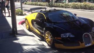 Bugatti Veyron om Rodeo Drive, Los Angeles, USA