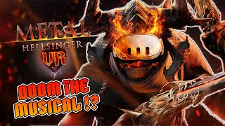 Metal: Hellsinger VR is like Doom The Musical! (Demo Gameplay)