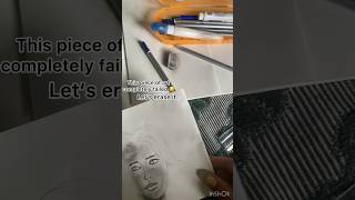 This failed… 😣 | #shorts #viral #drawing #realistic #creative #artist #realism