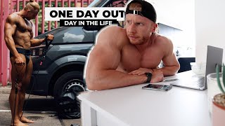 1 DAY OUT | Bodybuilding Day In The Life | Morning Routine