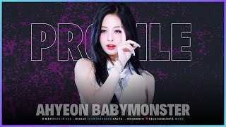 AHYEON 아현 BABYMONSTER PROFILE 2024 | AHYEON AGE, HEIGHT,MBTI,FACTS,NETWORTH AND BIRTHDAY