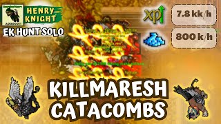 Tibia - Knight Level 953 Killmaresh Catacombs, Ek Hunt Solo #180