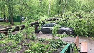 29.05.17 СИЛЬНЕЙШИЙ УРАГАН В МОСКВЕ, колоссальные разрушения, 16 человек погибли в результате стихии