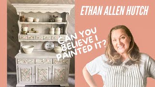 $80 Ethan Allen Hutch | Did I ruin it with paint?