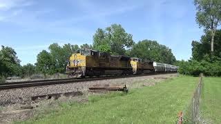 All SD70AC'es On A Manifest Train