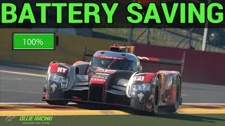 How to save battery with the Audi R18 Gr.1 on GT Sport!