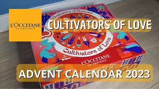 UNBOXING L'OCCITANE CULTIVATORS OF LOVE ADVENT CALENDAR 2023/ Let's Swatch It