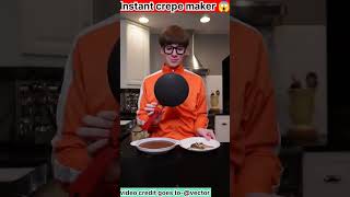 instant crepe 🥞 maker😱omg😱#shorts #viral #tiktok @MrBeast @MrBean