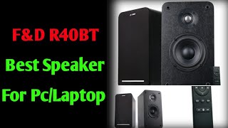 F&D R40BT best speaker for your pc/laptop || hindi || tech competition