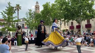 Gegants Nous de Molins de Rei - 25è aniversari dels Gegants Nous de Sant Pere de Ribes (01/07/2024)