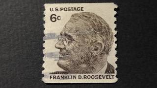 US postage stamps. Franklin D.Roosevelt. Postage stamp price 6 cents