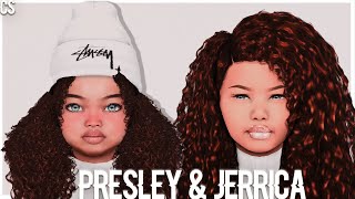 Sim 4 CAS | Sim Download & CC Folder - Presley & Jerrica💙.