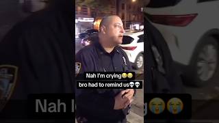 He was just making sure 🤣 #nypd #nyc #viral #cops