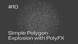 Cinema 4D Quick Tip #10 - Simple Polygon Explosion with PolyFX Effector