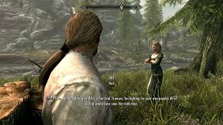 Ralof Conversation after the escape from Helgen - Skyrim Special Edition PS5