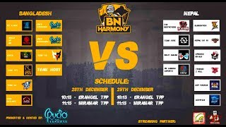 Nepal vs Bangladesh BN HARMONY INTERNATIONAL SCRIMS PUBG MOBILE LIVE - ClashPot Dec 29