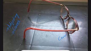 ADJUSTING GLASSES - FIXING CROOKED PLASTIC FRAME