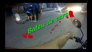 🔴 Bateu de cara, acidente com a Falcon 400cc - Elton Motovlog