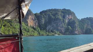 Boat Trip From Railay Beach to Ao Nam Mao Pier Jetty Krabi Thailand