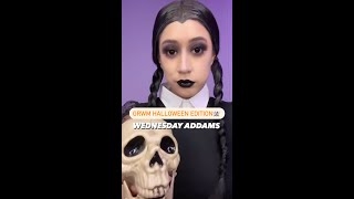 Halloween GRWM: WEDNESDAY ADDAMS💀 #shorts #halloween