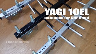 Три комплекти Yagi 10el SHF 1100..1300MHz