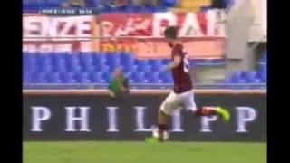 Pjanic Amazing Goal (Roma-Verona 3-0) // Serie A 2013-2014 [HD]