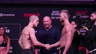 UFC Boston Weigh Ins Oct 18th 2019