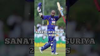 MOST SIXES IN ODI 🥵🥵 #cricket #ytshorts #viral #music #shorts