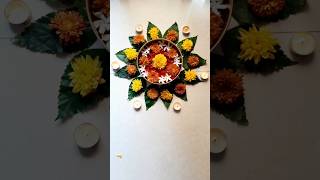 Urli bowl decoration#urli#diwali#festival#decoration#rangoli#ytshorts@yatharth&momsworld