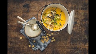 Heavy Cream Tarragon Clam Chowder  | Recipe | EN