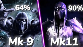 Noob Saibot MK9 vs MK11 | Noob Saibot Combos