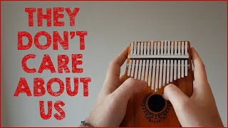 They Don't Care About Us - Michael Jackson | Kalimba Cover | #playforanimals